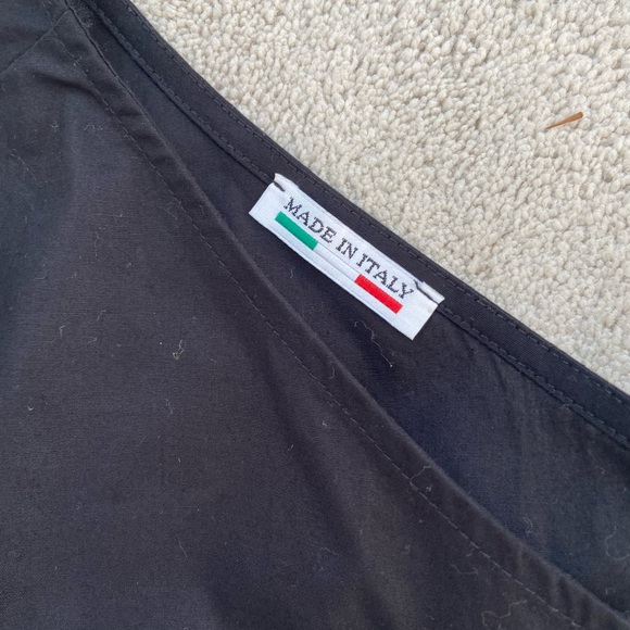 Black Ruffled Women's Top - Picture 7 of 10